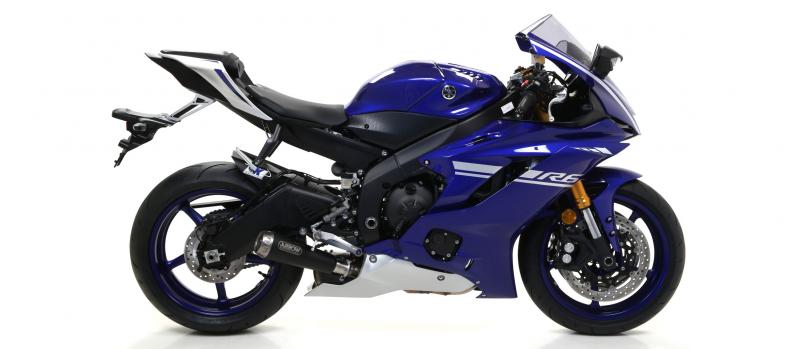 Arrow Pro Race Yamaha YZF-R6, 2017-2021 , Edelstahl / Dark