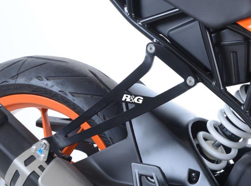 R&G Auspuffhalter Set KTM RC 125, 2017-2021