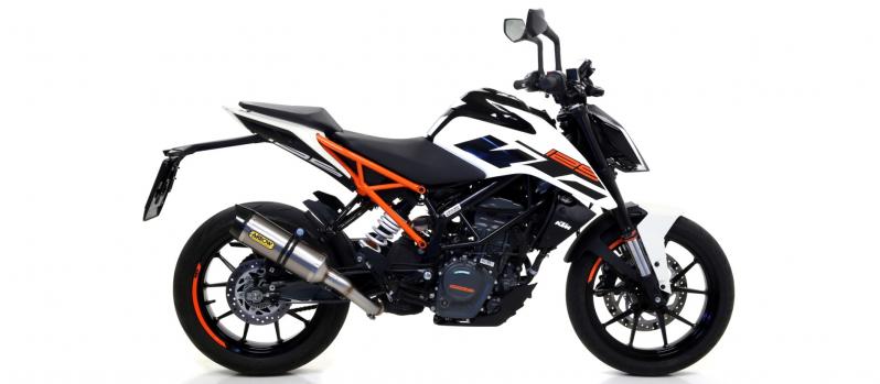 Arrow Thunder Slip-On KTM Duke 125, 2017-2020 , Titan