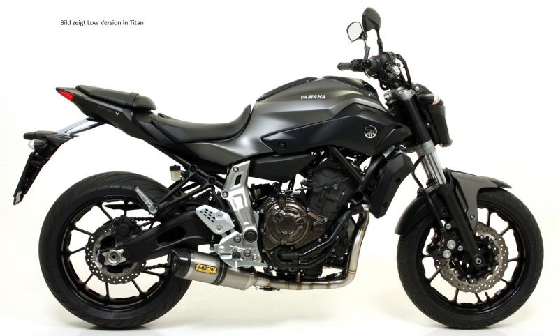 Arrow Thunder Komplettanlage Yamaha MT-07, 2014-2020, Titan