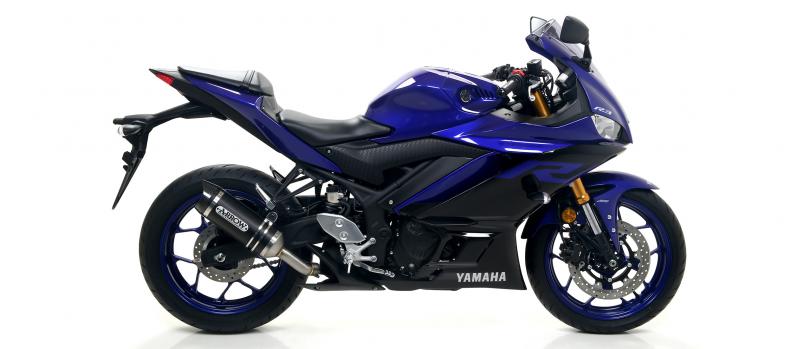 Arrow Thunder Slip-On Yamaha YZF-R3, 2019-2020 , Alu / Dark