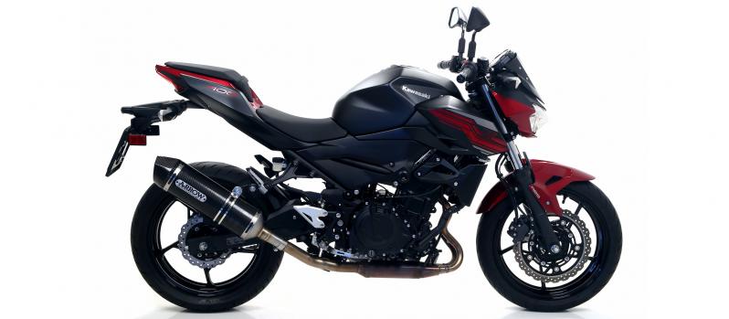 Arrow Race-Tech Slip-On Kawasaki Z 400, 2019-2020 , Carbon