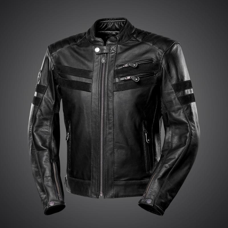 4SR Motorrad Herrenlederjacke Cool Evo