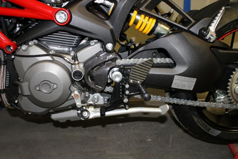 Biketec Fussrastenanlage Ducati Monster 796, 2010-