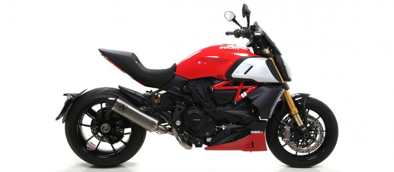 Arrow Indy-Race Slip-On Ducati Diavel 1260 S, 2019-2020, Titan