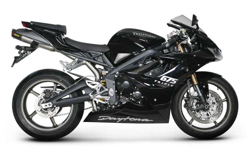 Akrapovic Slip-On Triumph Daytona 675 / R, 2009-2012, Titan