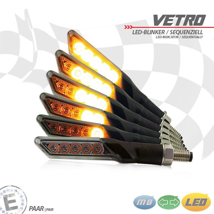 LED-Blinker Vetro, sequentiell