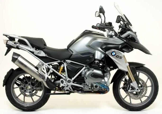 Arrow Maxi Race-Tech Slip-On BMW R 1200 GS / ADV, 2013-2016, Alu / Titan