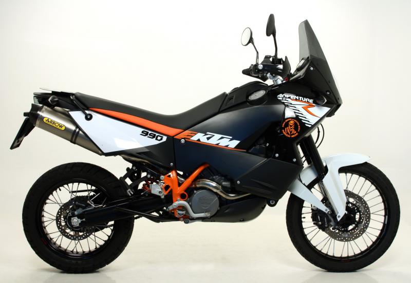 Arrow Race-Tech Slip-On KTM 990 Adventure, 2006-2014, Alu / Titan