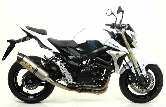 Arrow Race-Tech Slip-On Suzuki GSR 750, 2011-2016, Alu / Titan