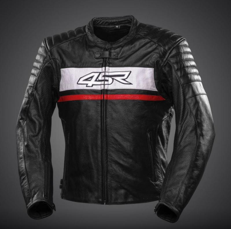 4SR Motorrad Herrenlederjacke Roadster III Red