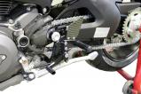 Biketec Fussrastenanlage Ducati Monster 796, 2010-