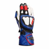 4SR Motorrad Lederhandschuh Stingray Race Spec Blue